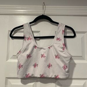 Terez X Black Iris Wild Flowers TLC Sports Bra